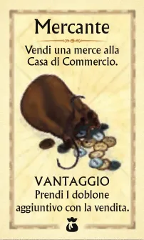 Carta ruolo Mercante in Puerto Rico